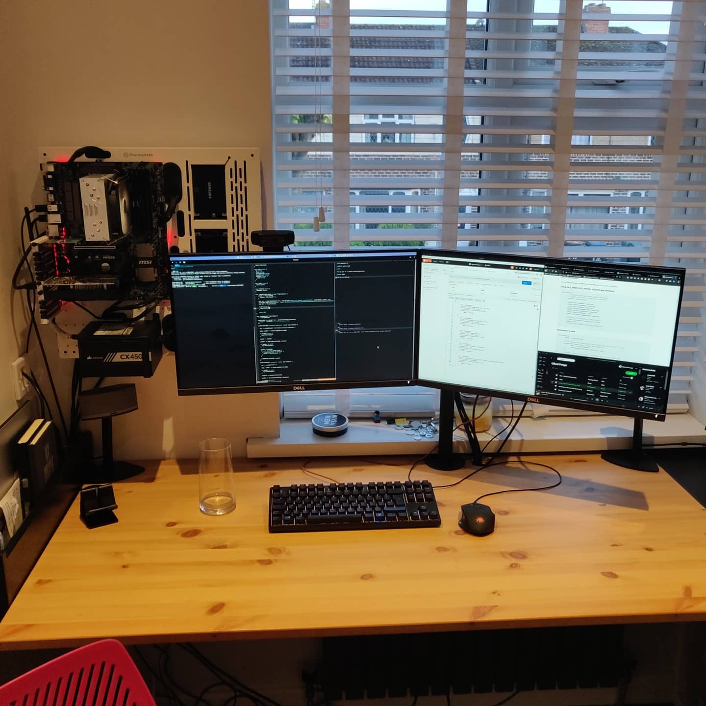 New desk in a new location